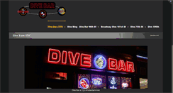 Desktop Screenshot of divebarnyc.com