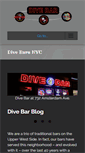 Mobile Screenshot of divebarnyc.com